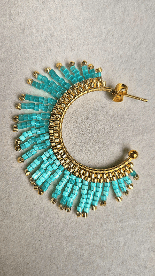 Créoles TURQUOISE