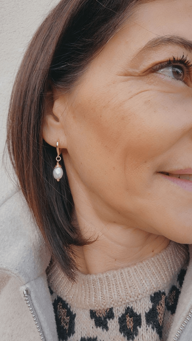 Boucles d'oreilles PERLE