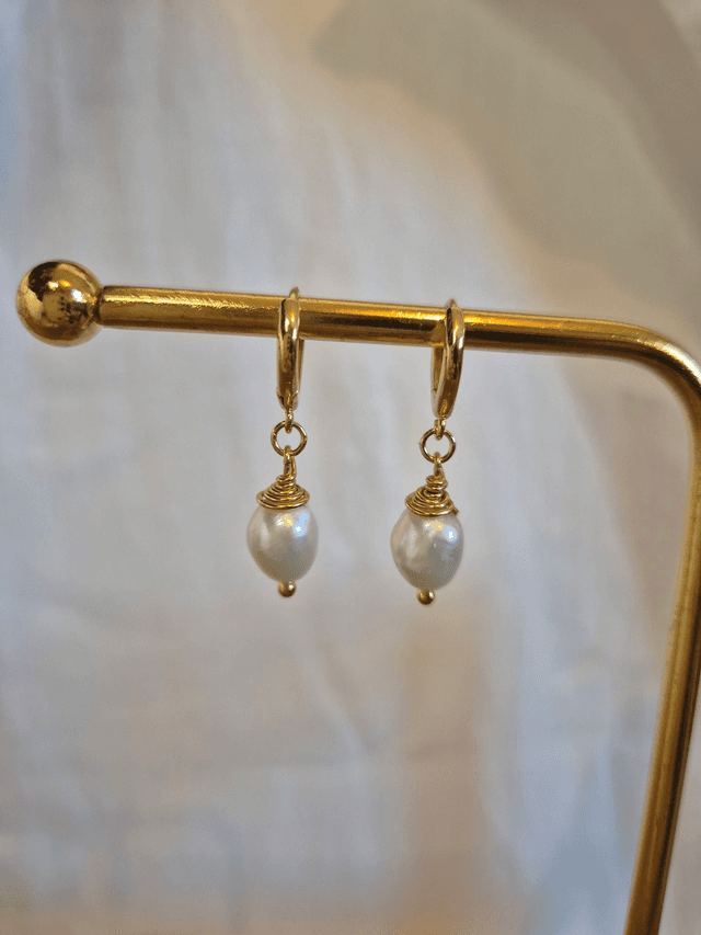 Boucles d&#039;oreilles PERLE